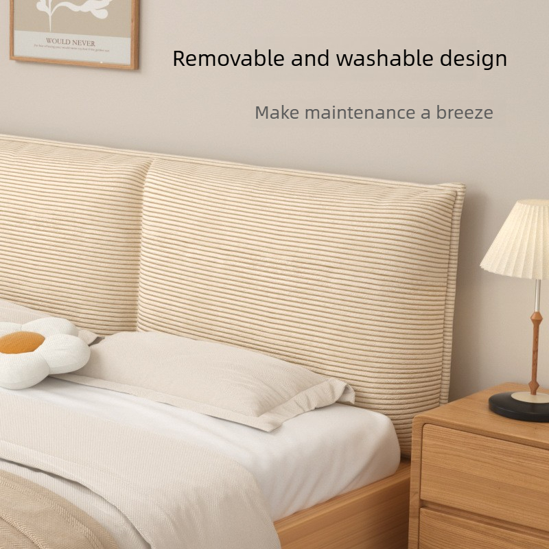 Headboard Cushion Backrest Tatami - เบาะรองหลัง หมอนรองศีรษะขนาดใหญ่ หมอนอิง หมอนรองตัว ของใช้ในห้องนอน ผ้าคอร์ดูรอย