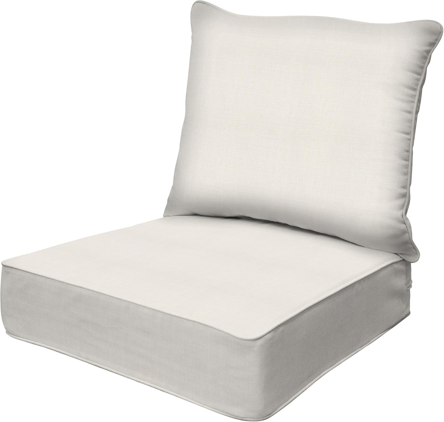 Outdoor Furniture - เฟอร์นิเจอร์ลานกลางแจ้ง สีโบนโทนเข้ม เบาะนั่งแบบมีลายพร้อมปลอกหุ้มที่ถอดออกได้