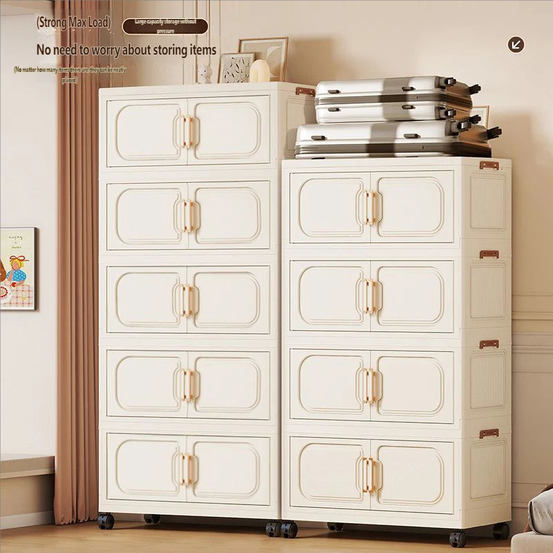 Tables - กล่องเก็บของแบบลิ้นชักสำหรับใช้ในบ้าน ความจุขนาดใหญ่ กล่องเก็บของเคลื่อนที่ได้ ตู้เก็บของเล่นและขนม โต๊ะข้างเตียงในห้องนอน