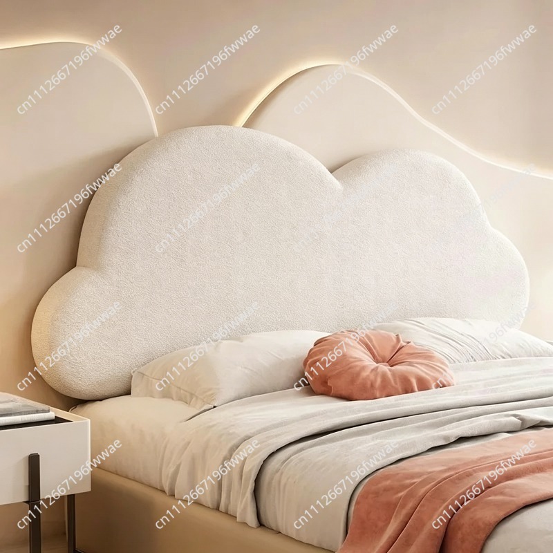 Headboard Cushion Backrest Tatami - เบาะรองศีรษะรูปทรงเมฆ, เบาะนุ่มสำหรับห้องนอน, แผ่นรองกันกระแทกอเนกประสงค์แบบทาทามิ, พนักพิงขนาดใหญ่