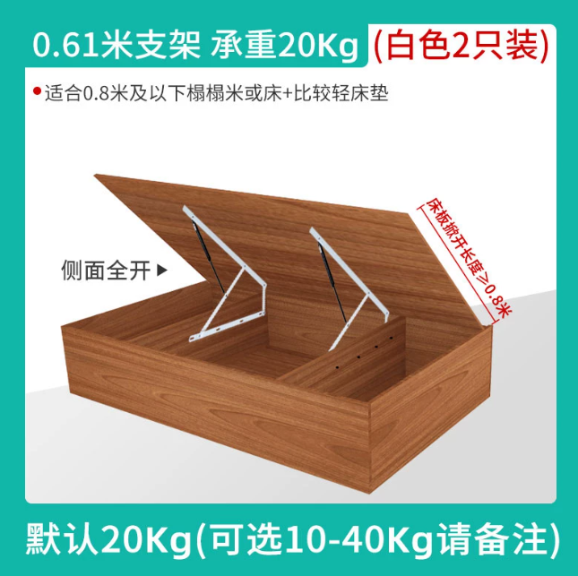 Gas Lift Storage Bed Hydraulic - โช้คอัพยกเตียงแบบรับน้ำหนักมาก, บานพับยกเตียงแบบไฮดรอลิก-นิวแมติก, กลไกยกเตียงแบบสปริงแก๊สสำหรับกล่องเก็บของ
