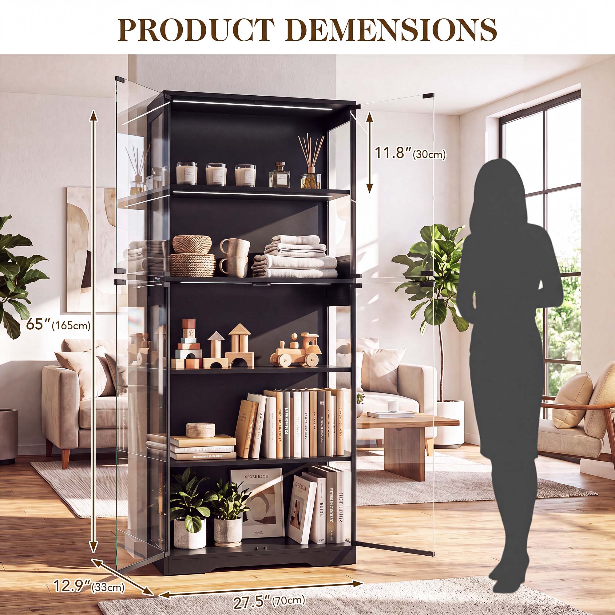 ตู้โชว์ 5 ชั้น TCGBKAF พร้อมปร - Storage บทวิจารณ์และราคา