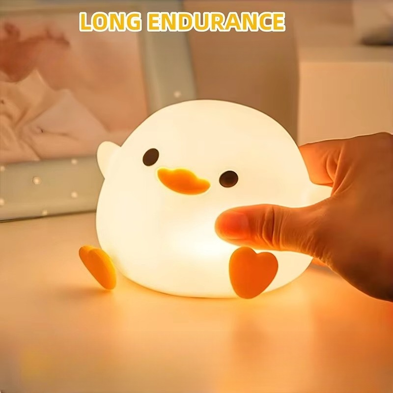 โคมไฟซิลิโคนรูปการ์ตูนเป็ดน่าร - Floating Nightstand With Led Light บทวิจารณ์และราคา