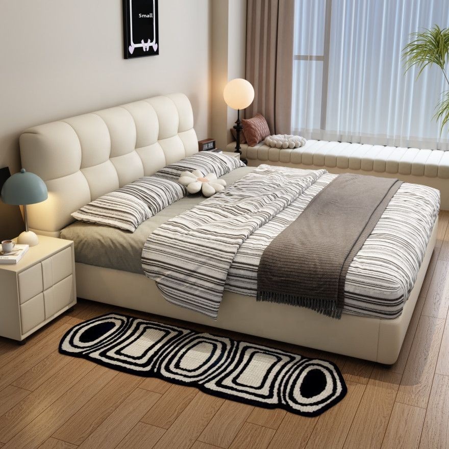 # โครงเตียงหนังสีดำแบบมีลิ้นชั - King Size Bed Frame With Storage Drawers บทวิจารณ์และราคา