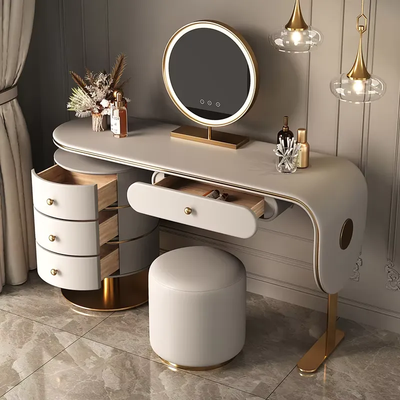 ชุดโต๊ะเครื่องแป้งไม้คุณภาพสูง - Dressing Table Vanity With Lighted Mirror บทวิจารณ์และราคา