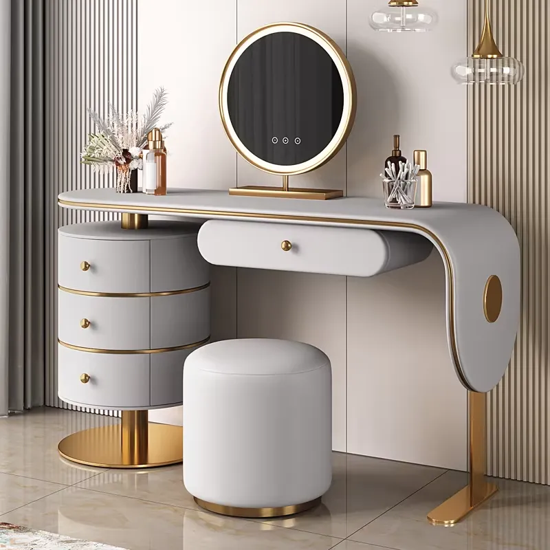 ชุดโต๊ะเครื่องแป้งไม้คุณภาพสูง - Dressing Table Vanity With Lighted Mirror บทวิจารณ์และราคา