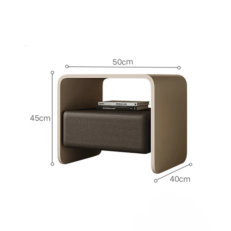 ตู้ข้างเตียงไม้เนื้อแข็งหรูหรา - Solid Wood Nightstand 2 Drawers บทวิจารณ์และราคา
