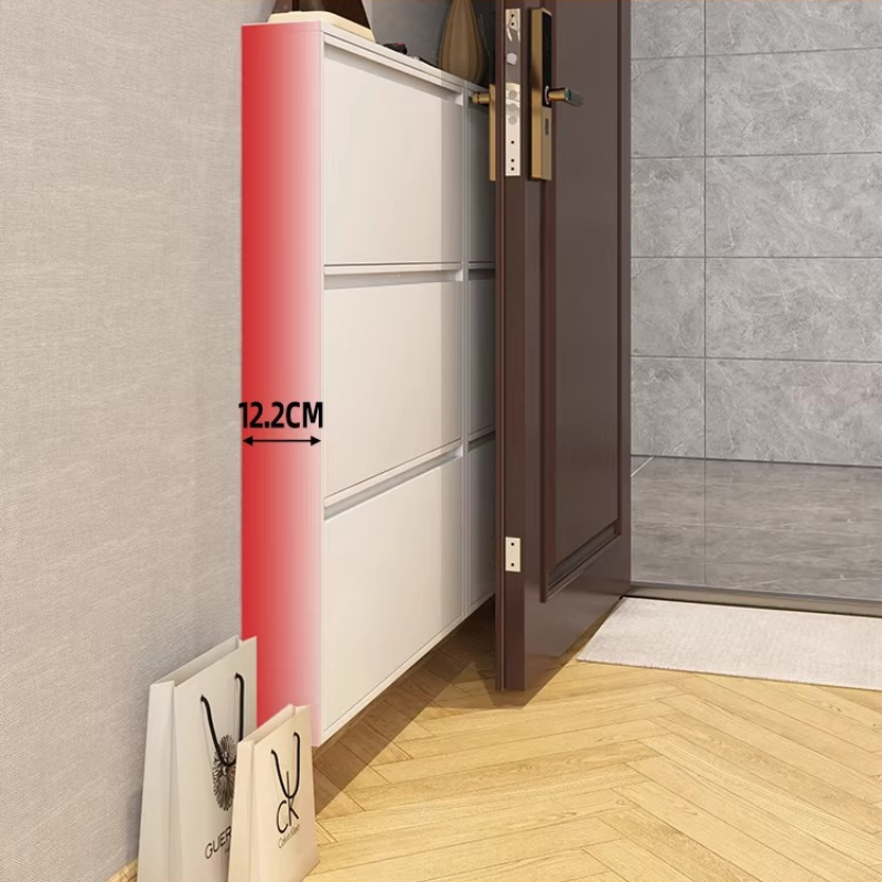 ตู้เก็บรองเท้าทรงเพรียวทันสมัย - Shoe Rack Cabinet Narrow Entryway บทวิจารณ์และราคา