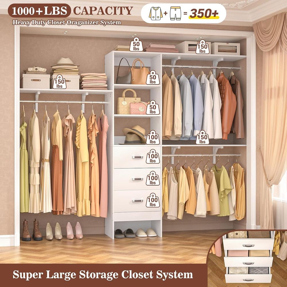 ระบบตู้เสื้อผ้า 8T, ระบบจัดระเ - Bedroom Furniture บทวิจารณ์และราคา