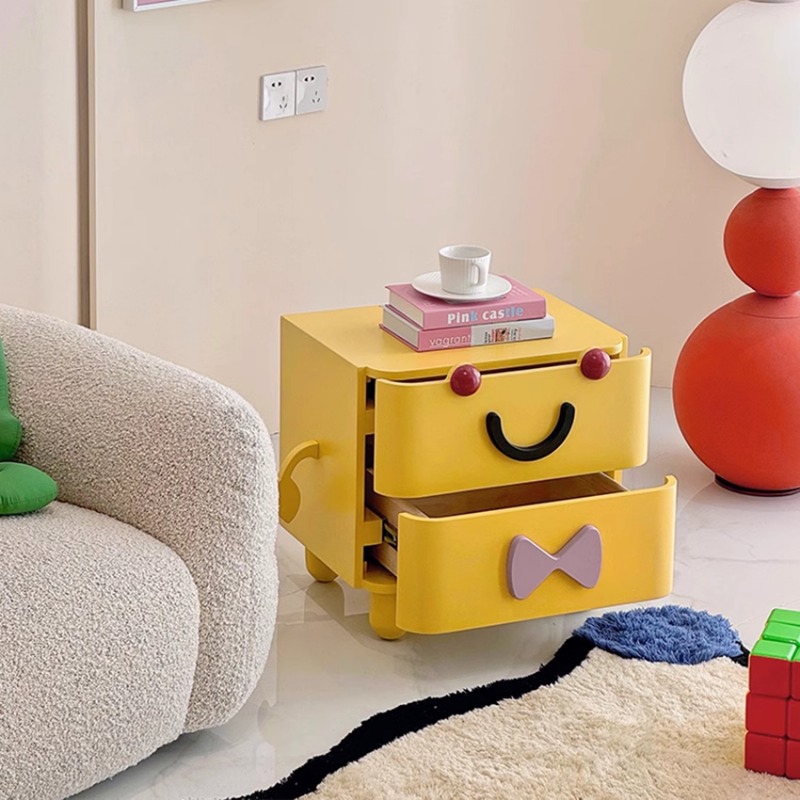 การ์ตูนโต๊ะข้างเตียง,เฟอร์นิเจ - Solid Wood Nightstand 2 Drawers บทวิจารณ์และราคา