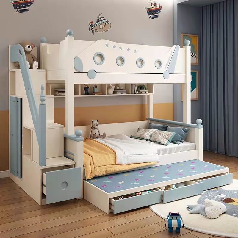 เตียงสองชั้นสไตล์เจ้าหญิงคุณภา - Bunk Bed With Stairs And Slide บทวิจารณ์และราคา