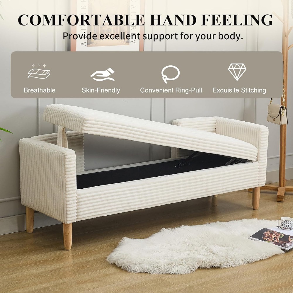 ม้านั่งปลายเตียงขาไม้ พร้อมที่ - Bedroom Furniture บทวิจารณ์และราคา