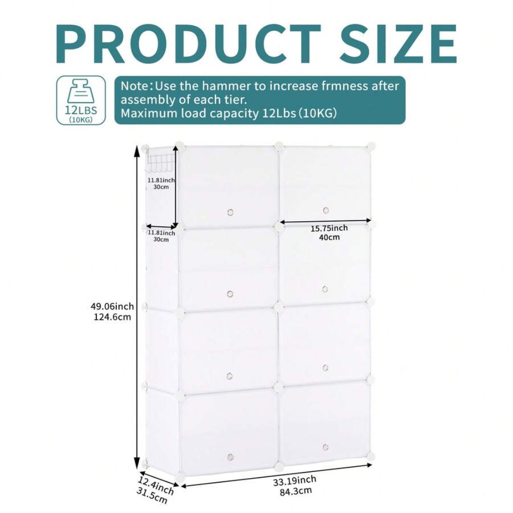 ตู้เก็บรองเท้า 8 ชั้นพร้อมประต - Shoe Rack Cabinet Narrow Entryway บทวิจารณ์และราคา